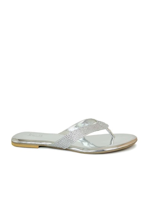 Inc.5 Women's Silver Thong Sandals Price in India