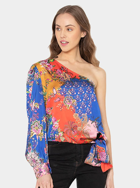 SHAYE Multicolor Printed Top Price in India