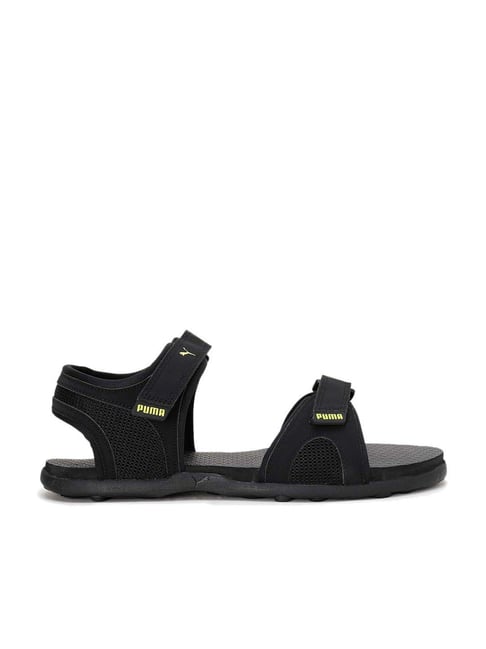 Puma Men's Relay MU Charcoal Black Floater Sandals