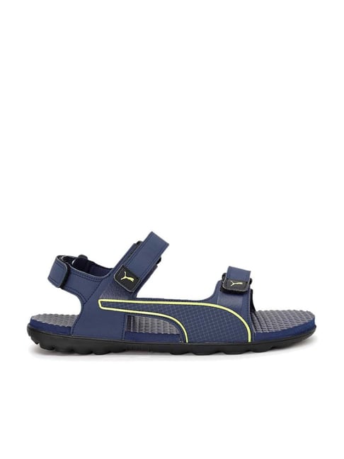 Puma Men's sporty Navy Floater Sandals