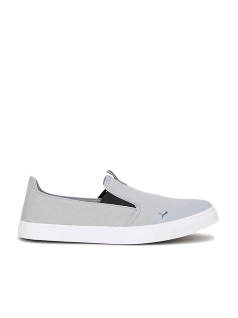 Puma Men's Lazy Knit slip on Grey Casual Sneakers