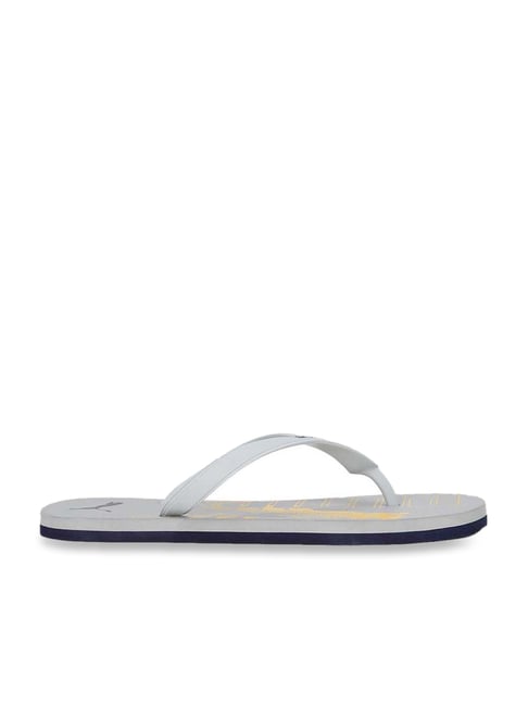 Puma Men's Leon V2 Quarry Grey Flip Flops