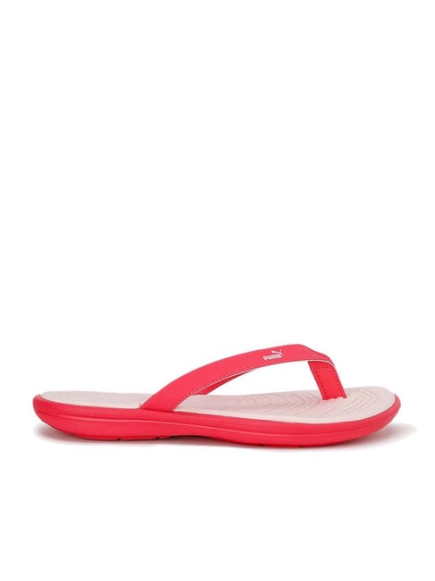 Puma Women's Daisy IDP Sunblaze Red Flip Flops