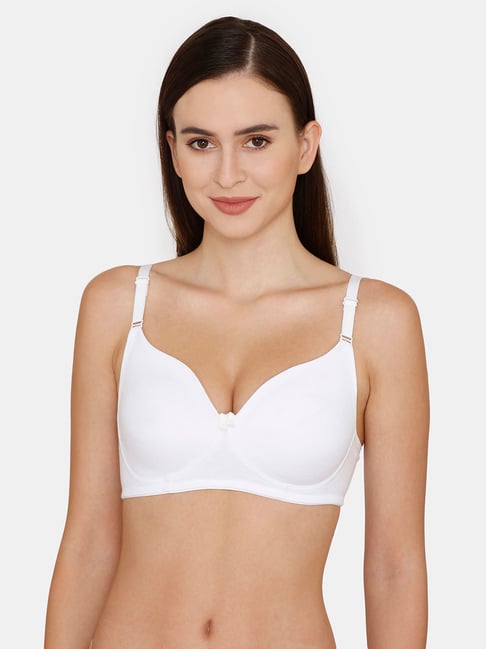 Buy Rosaline by Zivame White Non Wired Non Padded T-Shirt Bra for