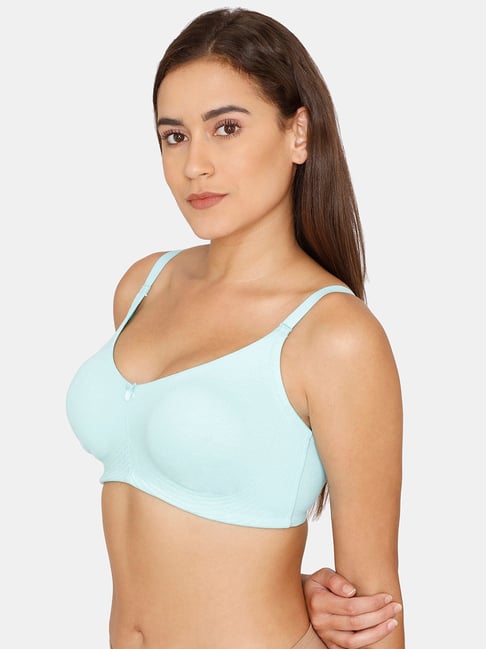 Zivame Light Blue Half Coverage T-Shirt Bra