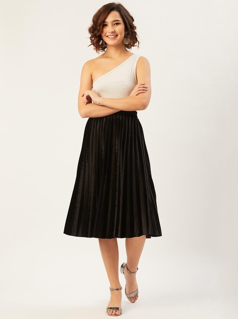 Anvi Be Yourself Black Skirt Price in India