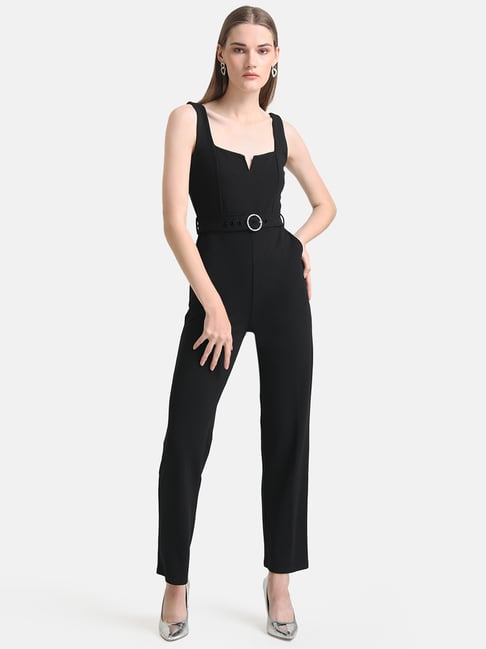 Kazo Black Sleeveless Jumpsuit