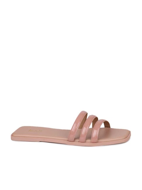 Buy SCENTRA Solid Peach Sandals Heels online