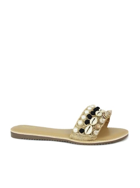 Inc.5 Women's Beige Ethnic Sandals Price in India