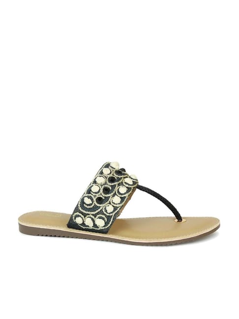 Inc.5 Women's Navy T-Strap Sandals Price in India