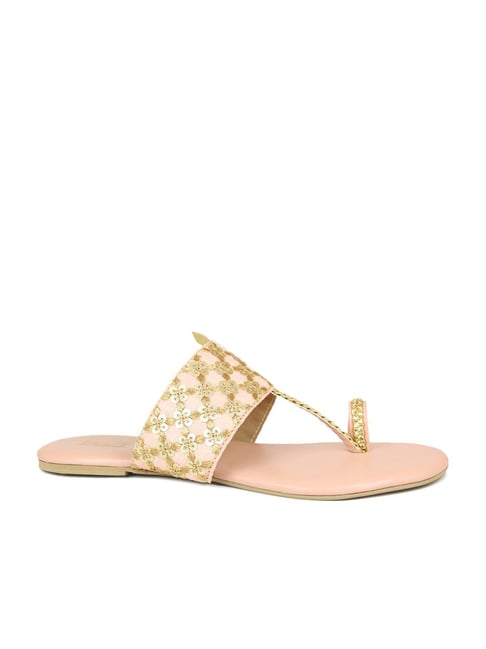 Inc.5 Women's Peach Toe Ring Sandals Price in India