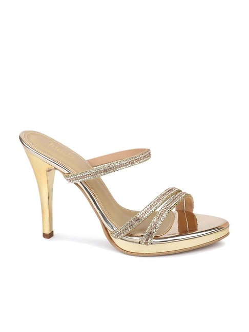 Inc.5 Women's Golden Casual Stilettos Price in India