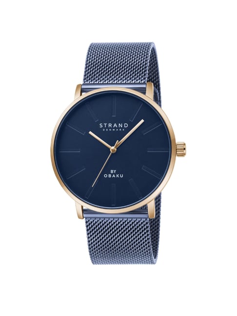 Buy STRAND by Obaku S725GXVLML Locklyn Ocean Analog Watch for Men