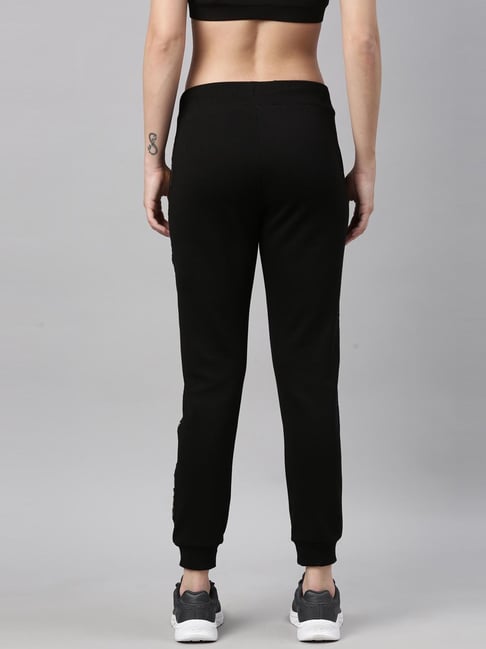 Buy FILA Black Logo Trackpants for Women Online @ Tata CLiQ