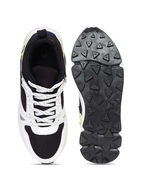 Buy United Colors of Benetton Men's Black Casual Sneakers for Men at ...
