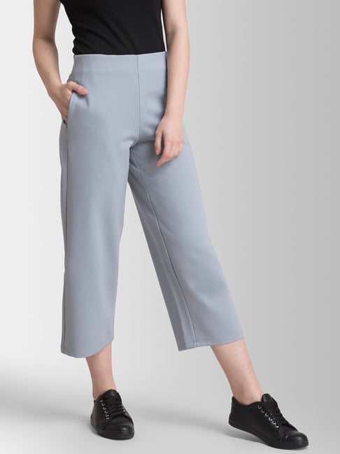 Buy Fablestreet Grey Regular Fit Culottes for Women Online Tata CLiQ