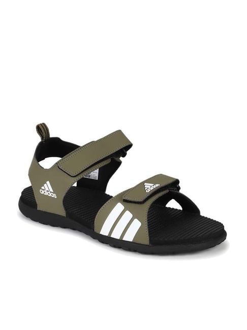 Amazon.com | adidas unisex-adult Adilette Aqua Olive Strata/Olive Strata/ Olive Strata 12 | Sport Sandals & Slides