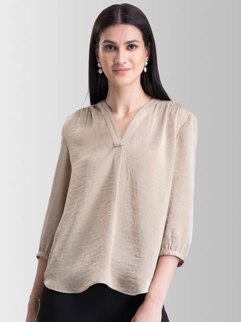 Buy Beige Skirts for Women by Fable Street Online