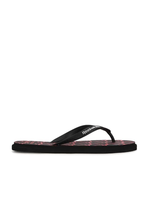 Reebok Men's RUSSEL FLIP Black Flip Flops