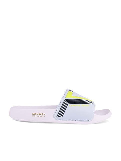 Mens neon slides hot sale