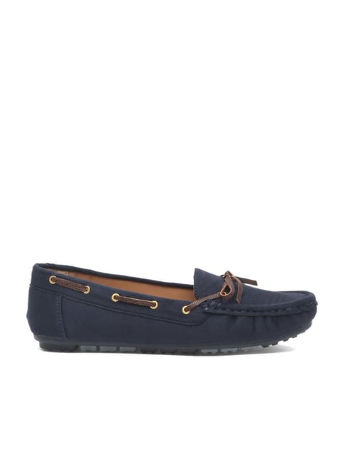 Flat N Heels Women's Navy Boat Shoes