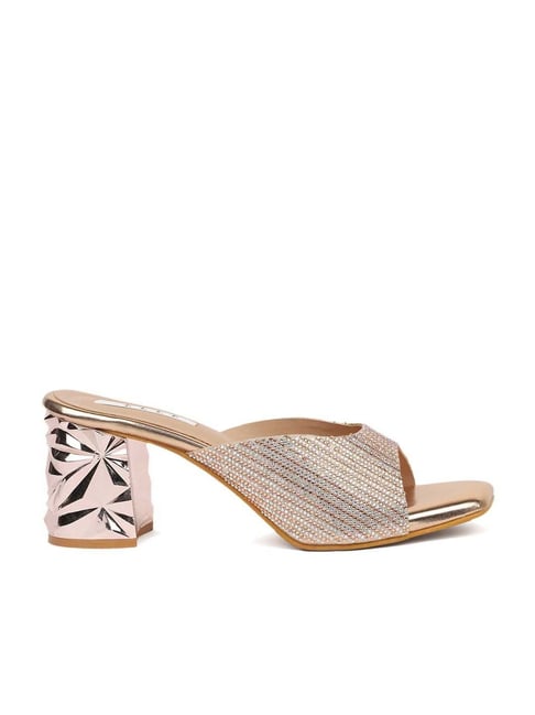 Elle Women's Rose Gold Casual Sandals-picture-27