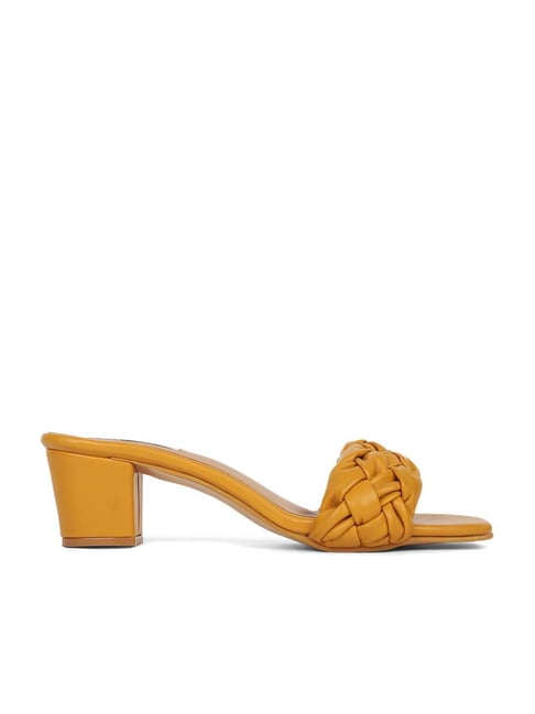 Elle Women's Mustard Casual Sandals-picture-14