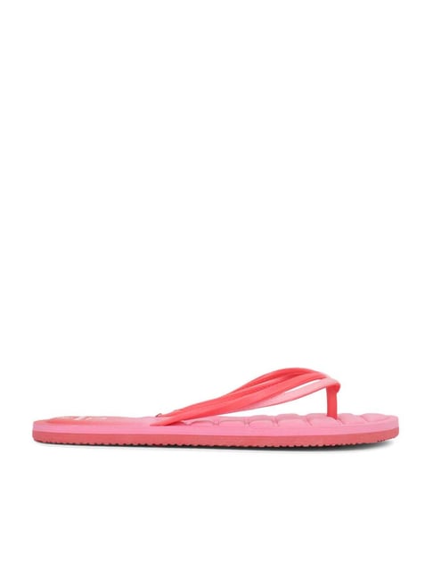 Carlton London Women's Pink Flip Flops