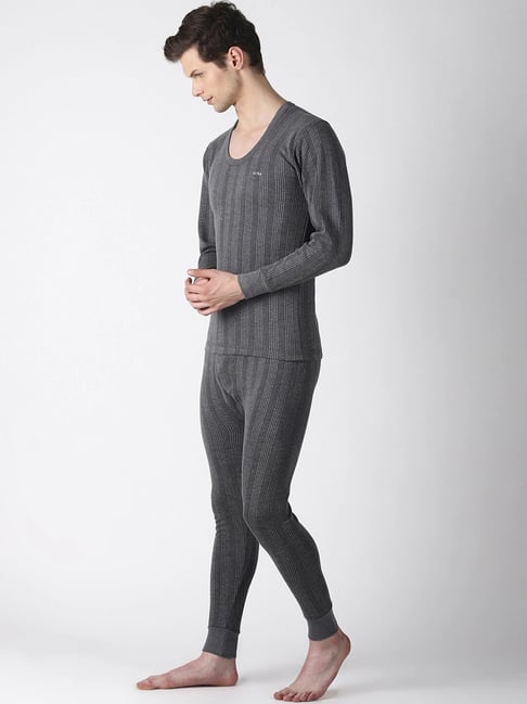 Grey Warm Cotton Blend Men Thermal Wear Set at Rs 190/piece in Ludhiana