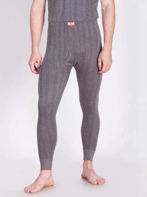 Dollar Smoke Grey Striped Thermal Bottom