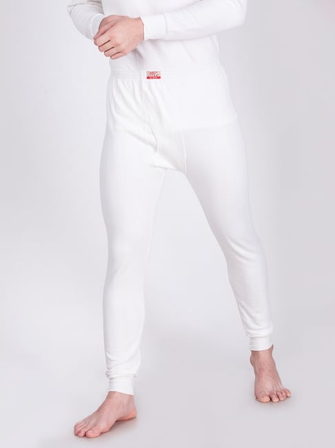 Dollar White Regular Fit Thermal Bottom