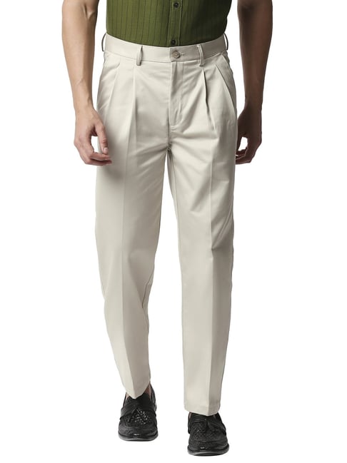 RELAXED FIT TROUSERS WITH POCKETS  Pearl grey  ZARA India