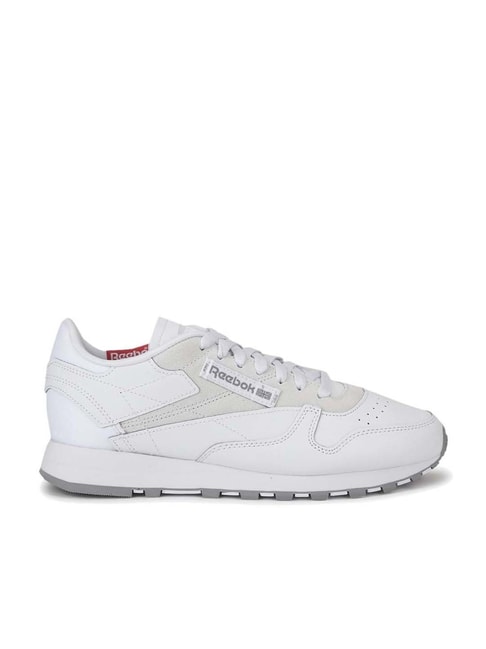 Mens Reebok Classic Leather (White/Blue) | SNEAKER TOWN