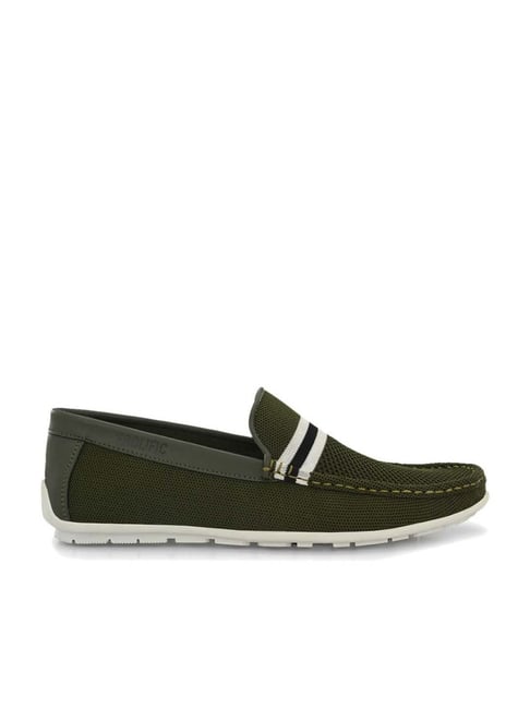 Prolific Men's Olive Green Casual Loafers