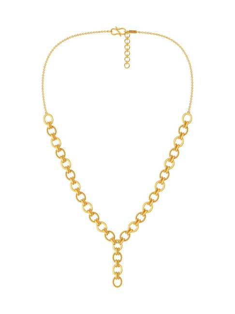 Rubans Voguish 18K Gold plated Multilayered Necklace