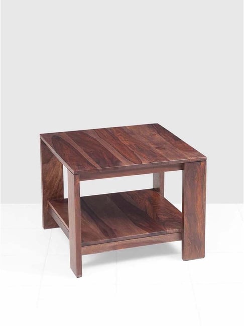 Fabindia Home Brown Sheesham Wood Side Table-Fabindia Home-HomeFurnishing-TATA CLIQ