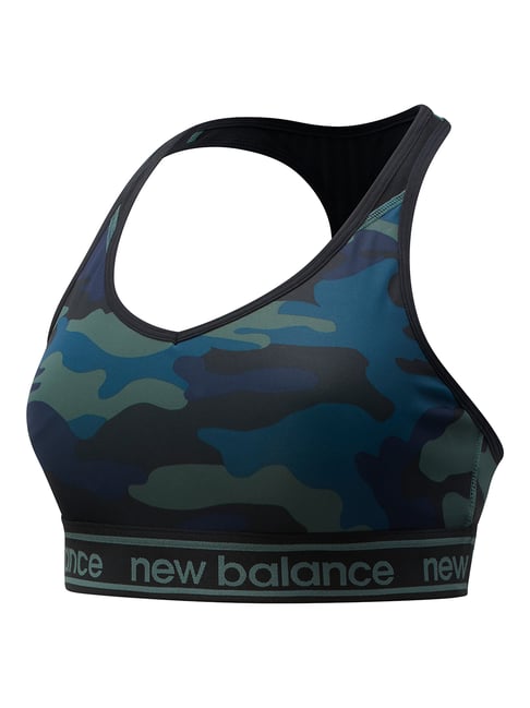 New Balance Blue Scoop Neck Sports Bra-picture-41