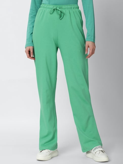 Forever 21 Green Regular Fit Trackpants