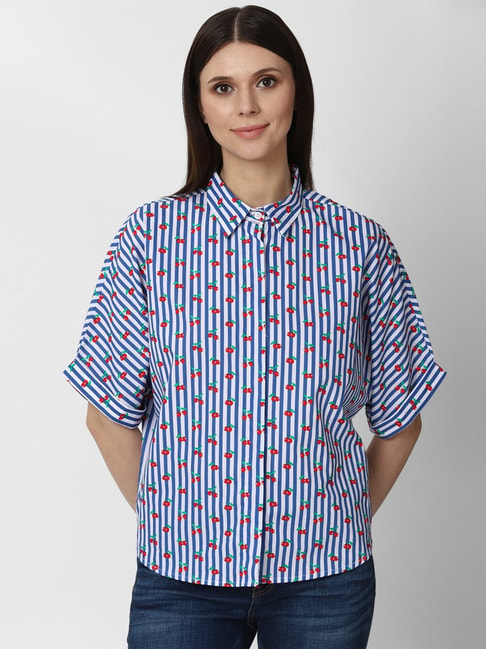 Forever 21 Multicolor Striped Shirt Price in India