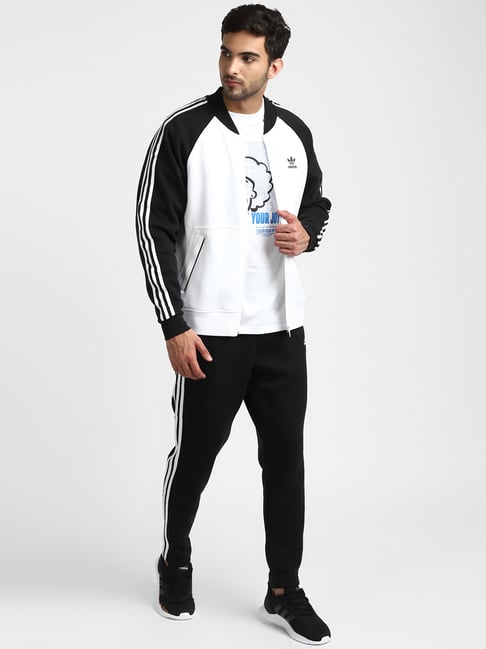 adidas Remake White × Black Track Jacket adidas Remake White × Black Track Jacket adidas Remake White