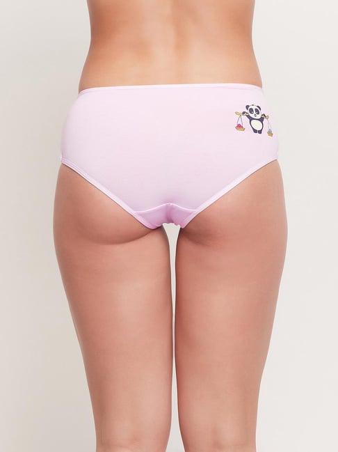 Buy Clovia Light Pink Printed Panty for Women Online @ Tata CLiQ