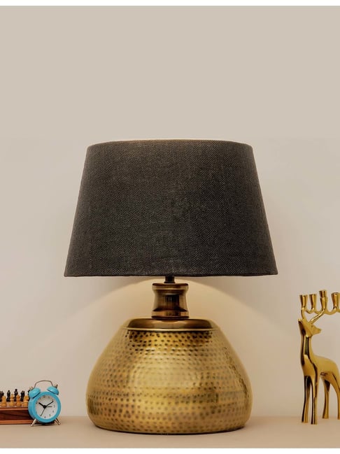 kapoor lamp shades Kapoor E Illuminations 'Magalie' Navy & Antique Gold Metal Table Lamp - Set of 1-picture-30