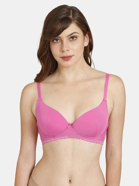 Buy Rosaline by Zivame Pink Padded Bra for Women Online @ Tata CLiQ