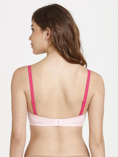 Zivame Peach Non-Wired Minimizer Bra