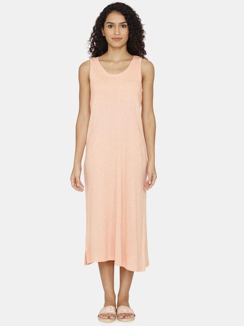 Buy Zivame Zivame Peach Night Dress at Redfynd