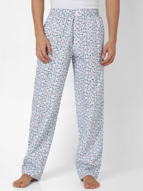 Buy The Cotton Company Men's Navy Plane Print 100% Cotton Pajama Lounge  Pants (Small) Online at Best Prices in India - JioMart.