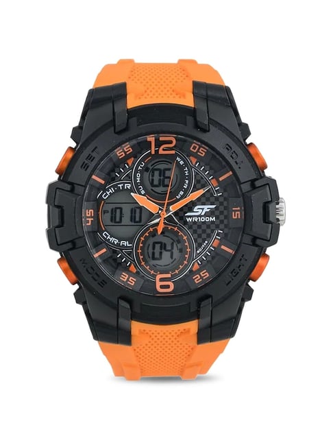 Sonata 77102PP03 Analog-Digital Watch for Men