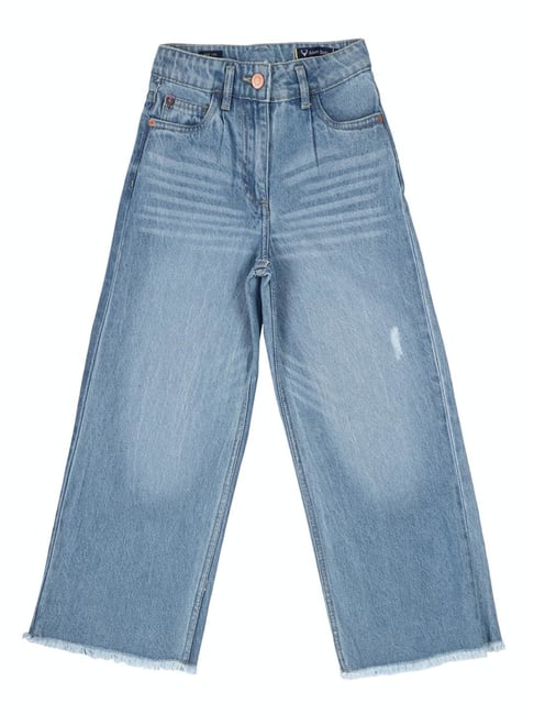 Allen Solly Junior Blue Solid Jeans