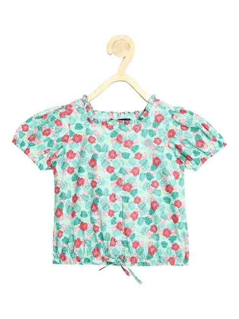 Allen Solly Junior Blue Printed Top