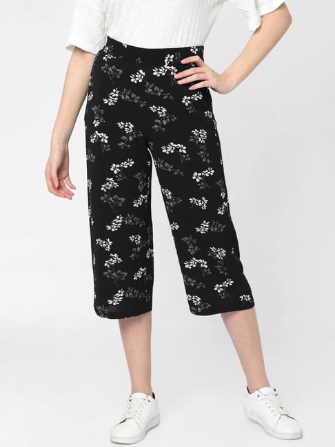 Black Floral Trousers  TALLY WEiJL Online Shop